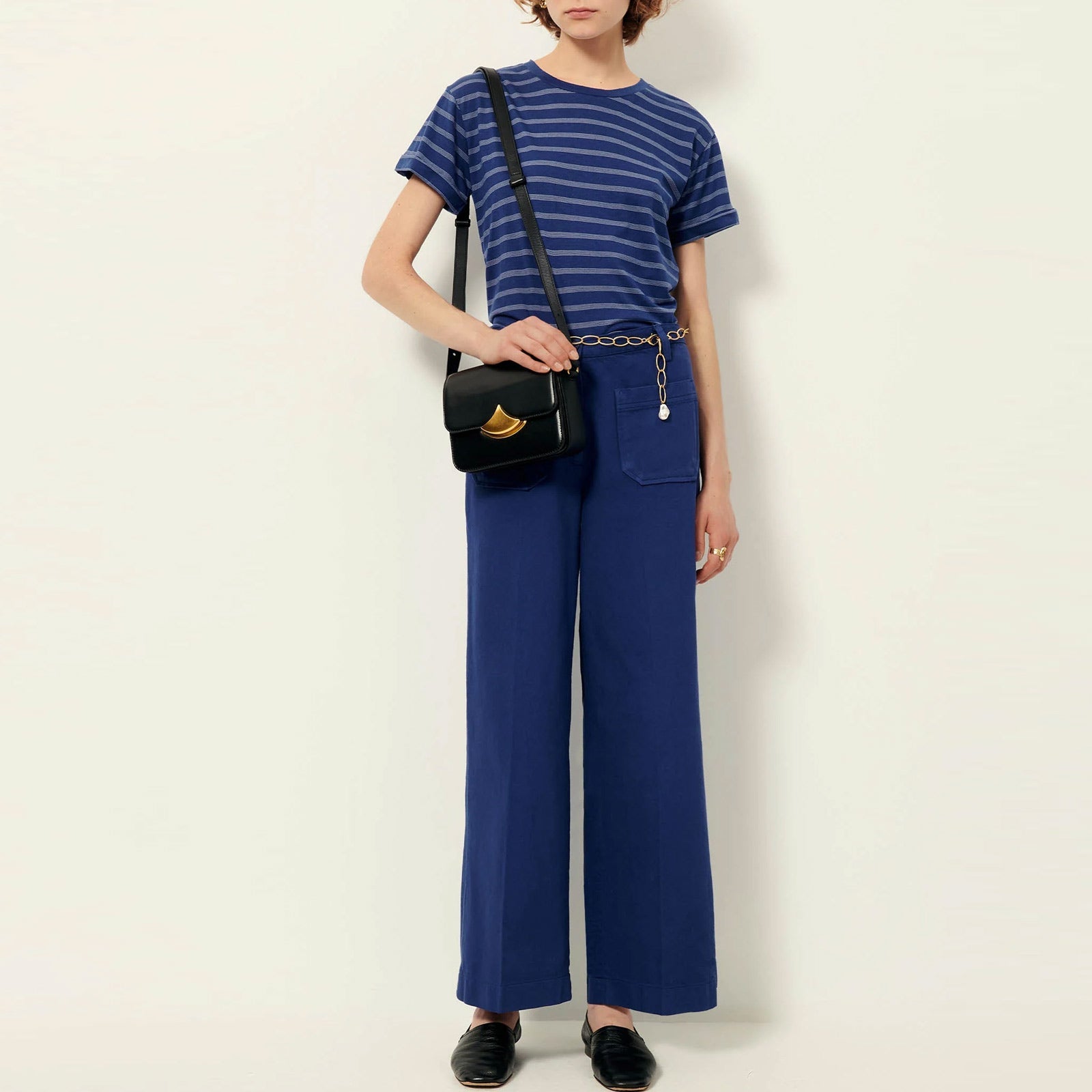 Aldricks Pants blue print Sessùn