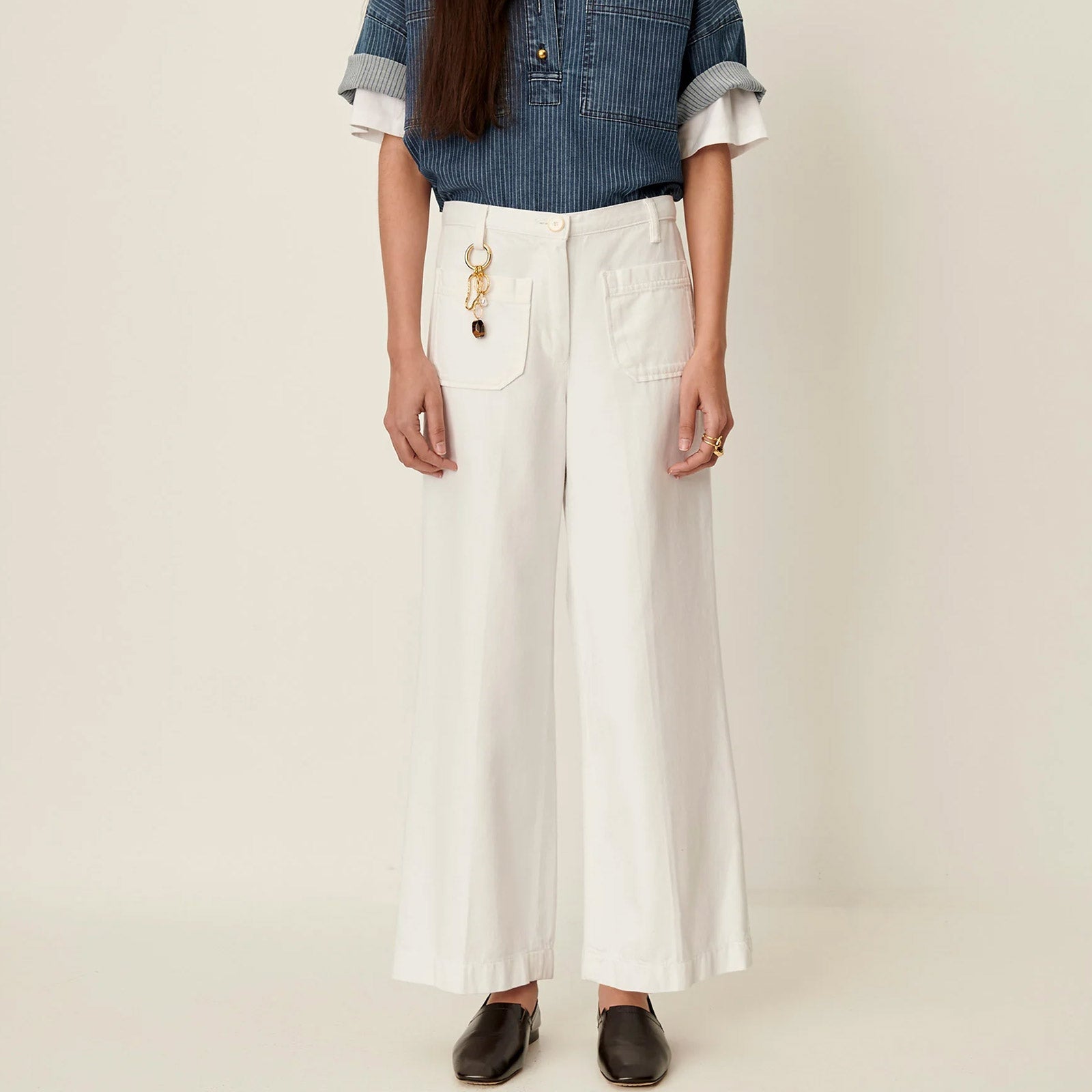 Aldricks Pants optical white Sessùn