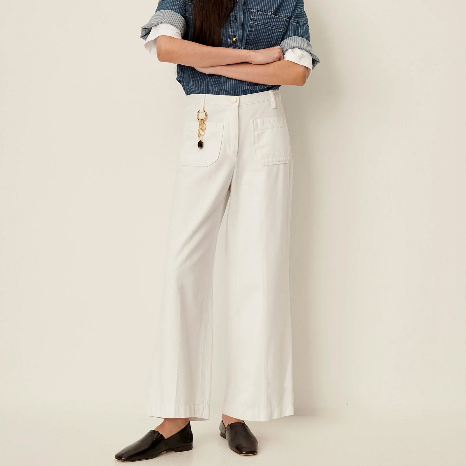 Aldricks Pants optical white Sessùn