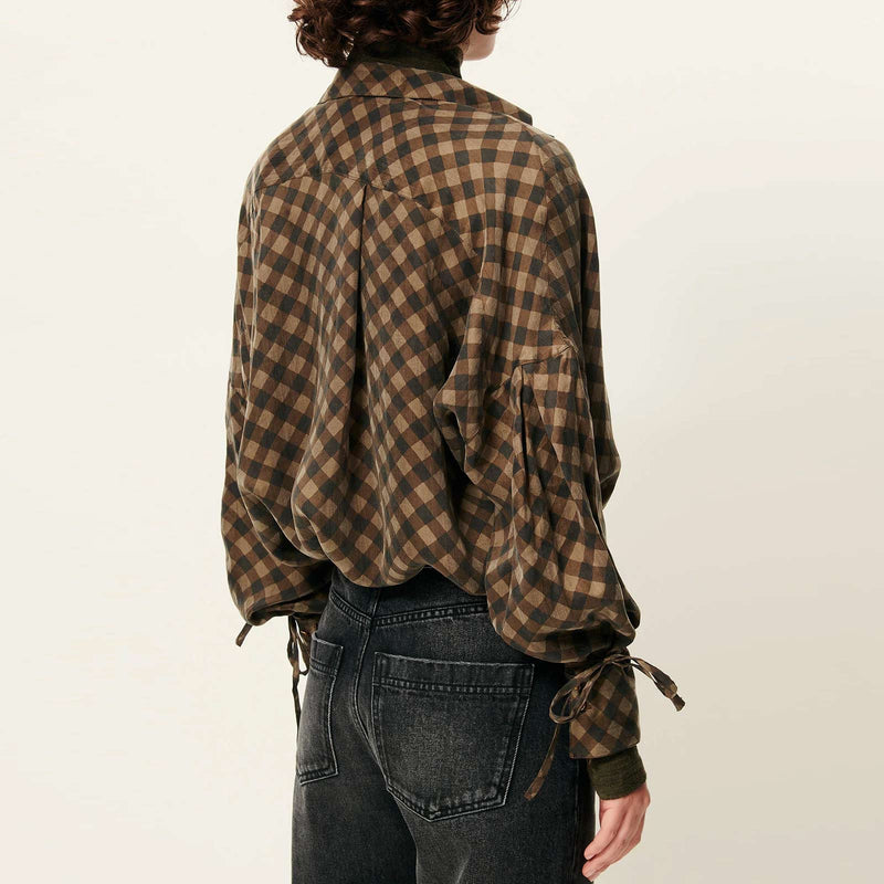 Armanchecks Shirt moss mood Sessùn