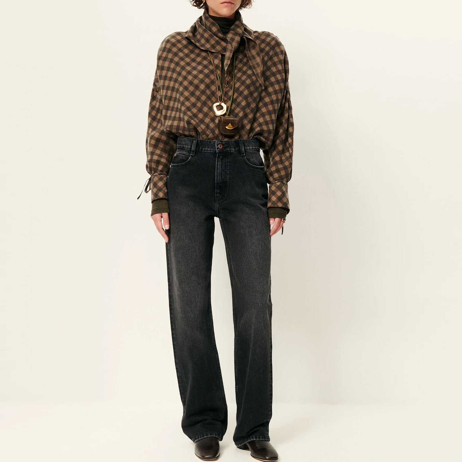 Armanchecks Shirt moss mood Sessùn