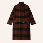 Bleechecks Mid Lenght Coat navyrust Sessùn