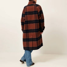 Bleechecks Mid Lenght Coat navyrust Sessùn