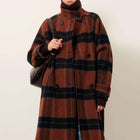 Bleechecks Mid Lenght Coat navyrust Sessùn