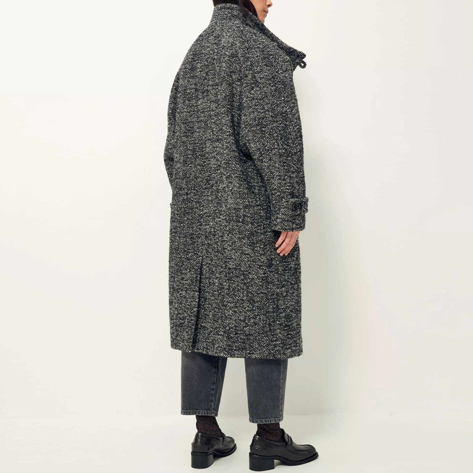 Bleecker Street Coat white/black