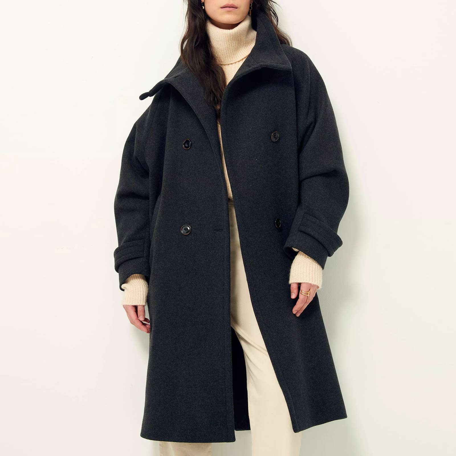 Bleecko Long Coat carbonella