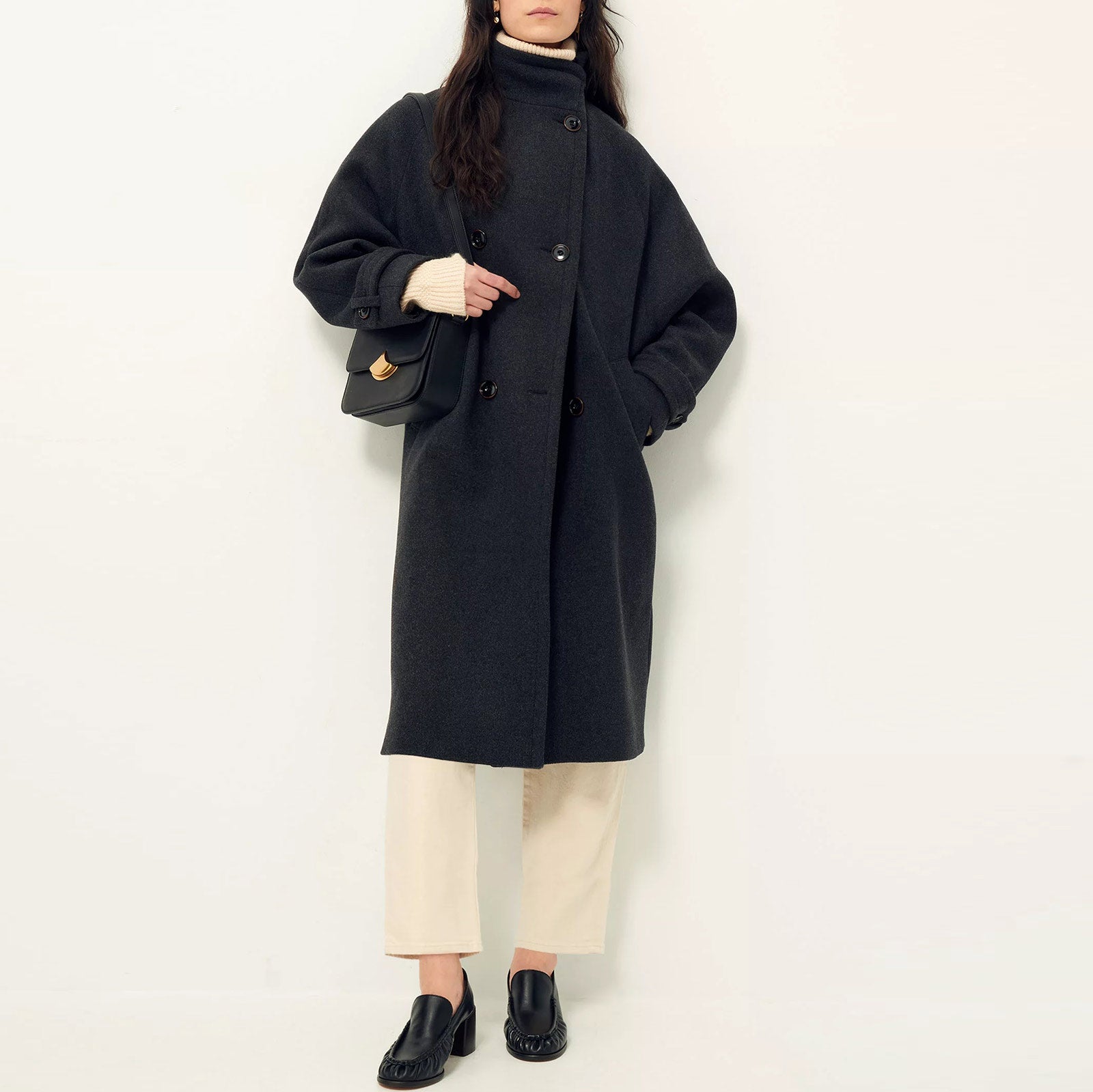 Bleecko Long Coat carbonella