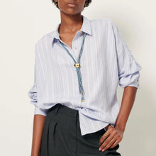 Botan Blouse celeste Sessun
