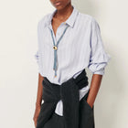Botan Blouse celeste Sessun