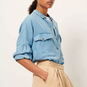 Botania Shirt provencia blue Sessùn