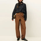 Botaniella Shirt broken black Sessùn