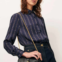 Britjet Blouse navy plumikat Sessùn
