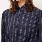 Britjet Blouse navy plumikat Sessùn