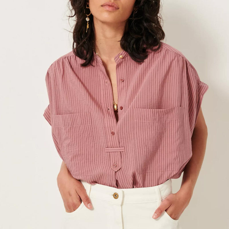 Camille Blouse bois de rose