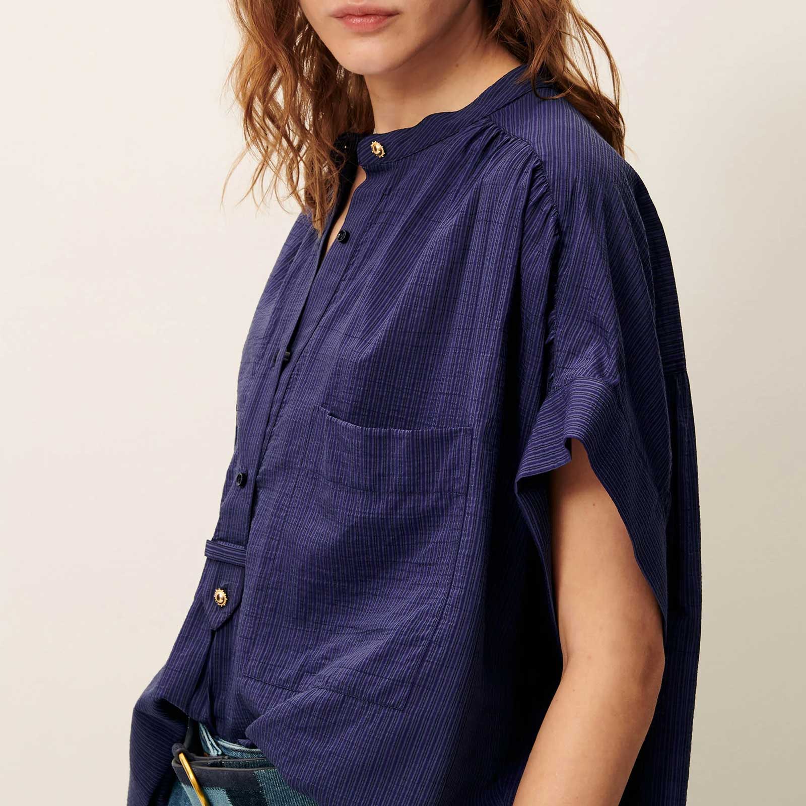 Camille Shirt bleu emilienne Sessùn