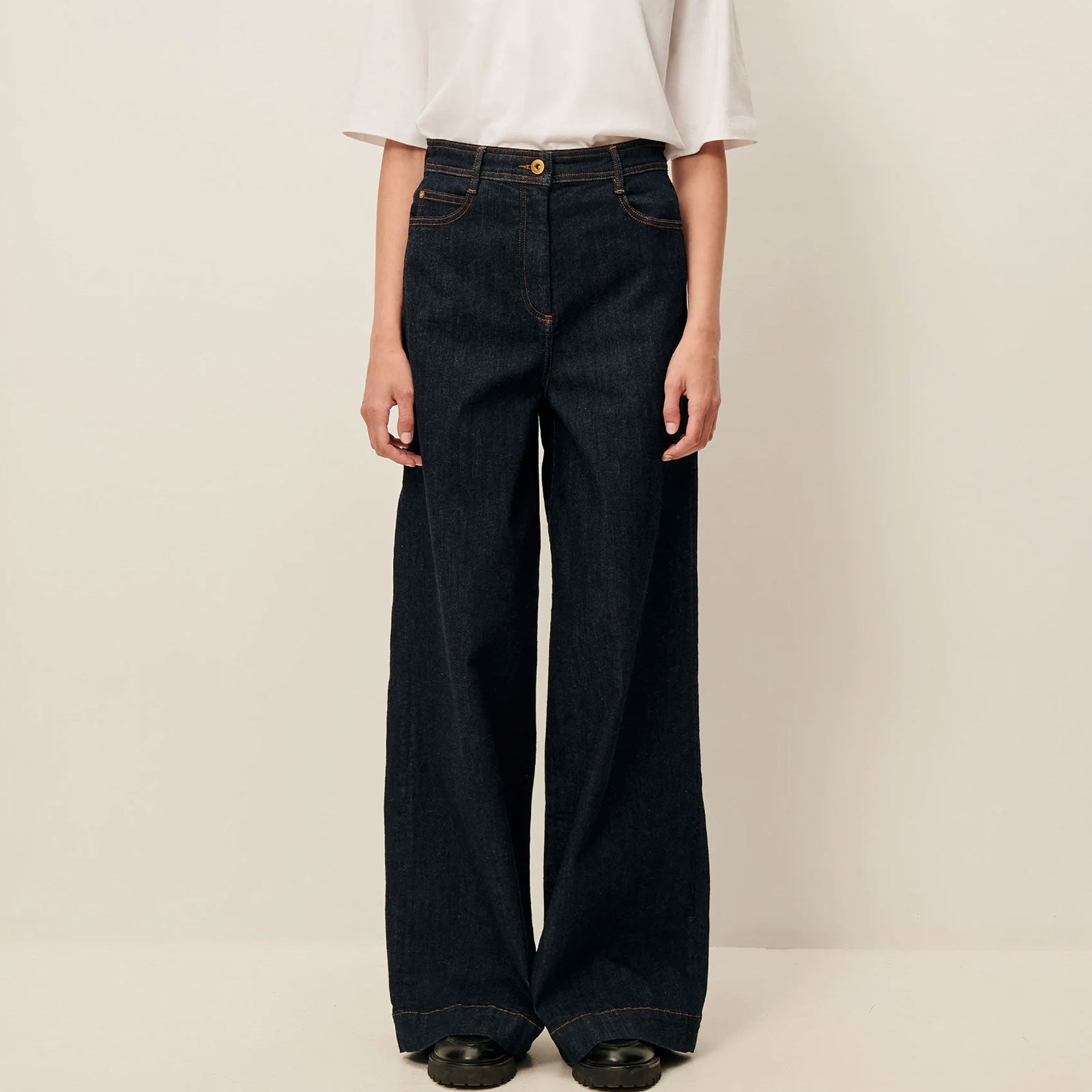 Captain Denim Pants rince Sessùn