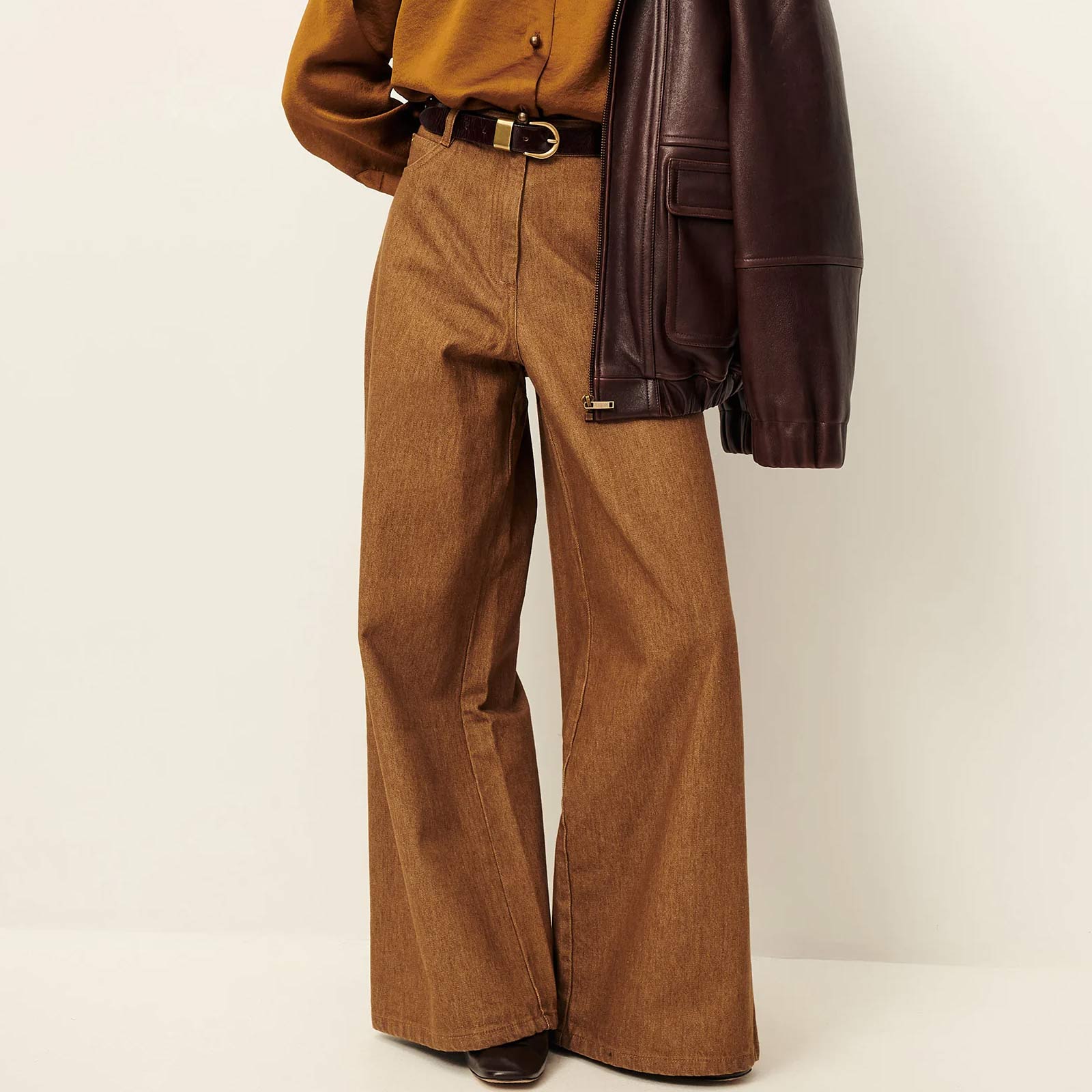 Dalt 5 Pocket Jeans bronze Sessùn