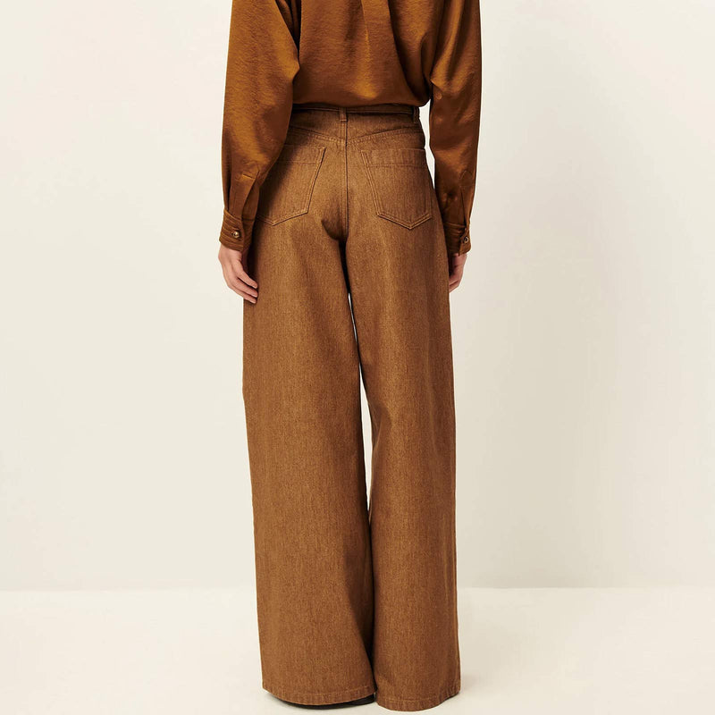 Dalt 5 Pocket Jeans bronze Sessùn