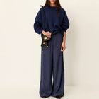 Dasum Wide Pants blazer blue Sessùn