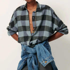 Deliwool Shirt smocky blue Sessùn