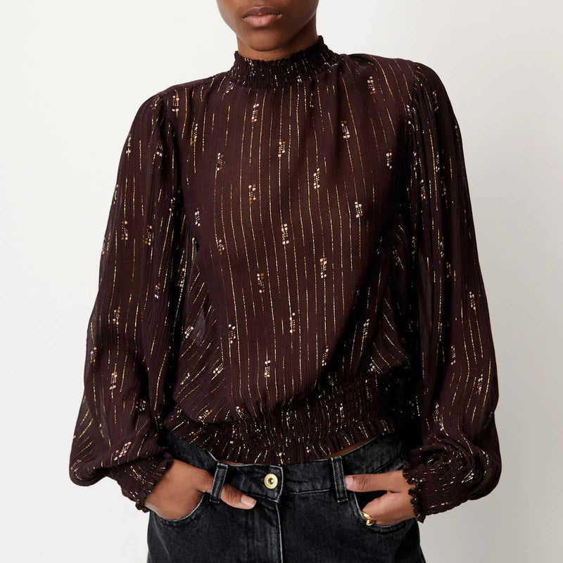 Duchess Blouse coffea domiu