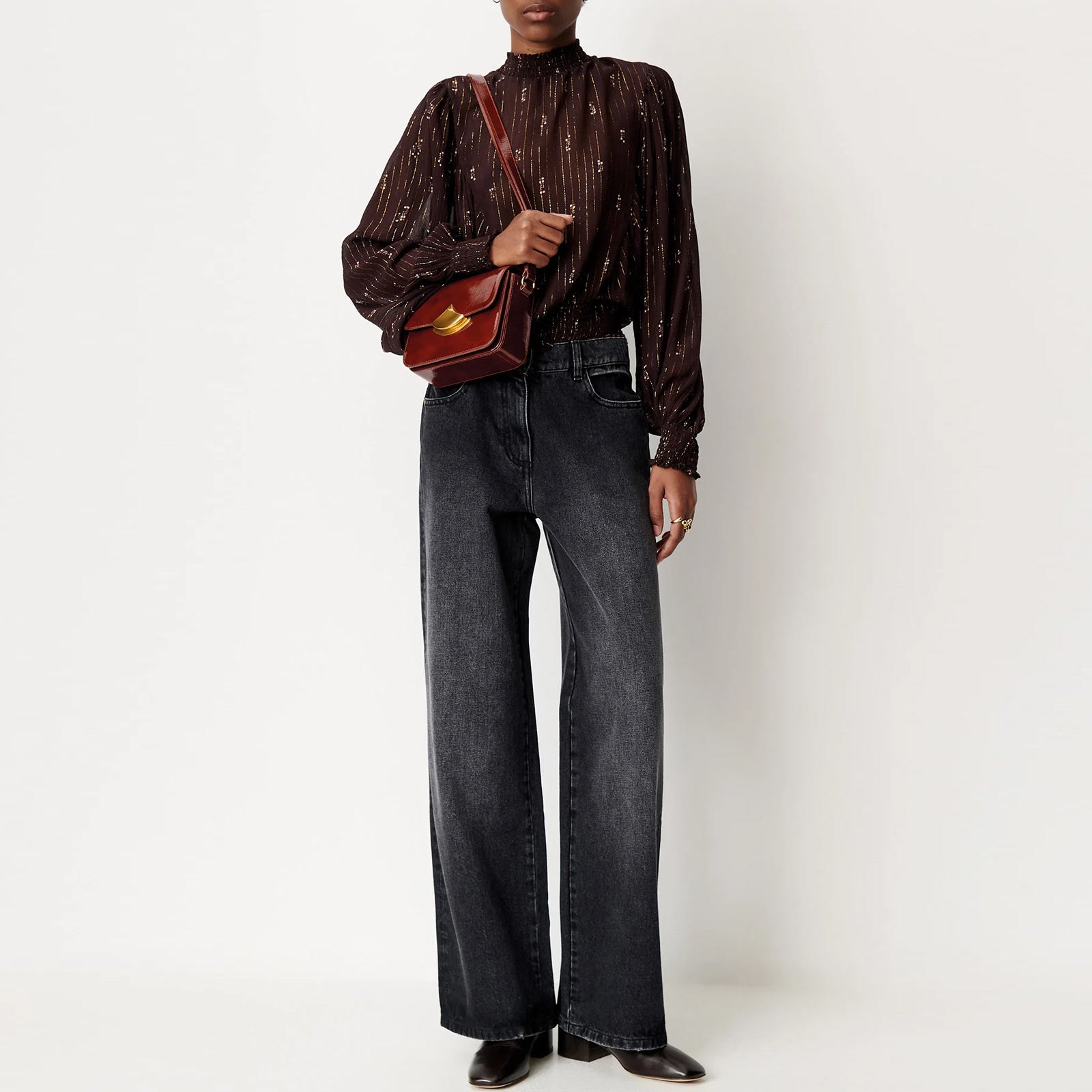 Duchess Blouse coffea domiu
