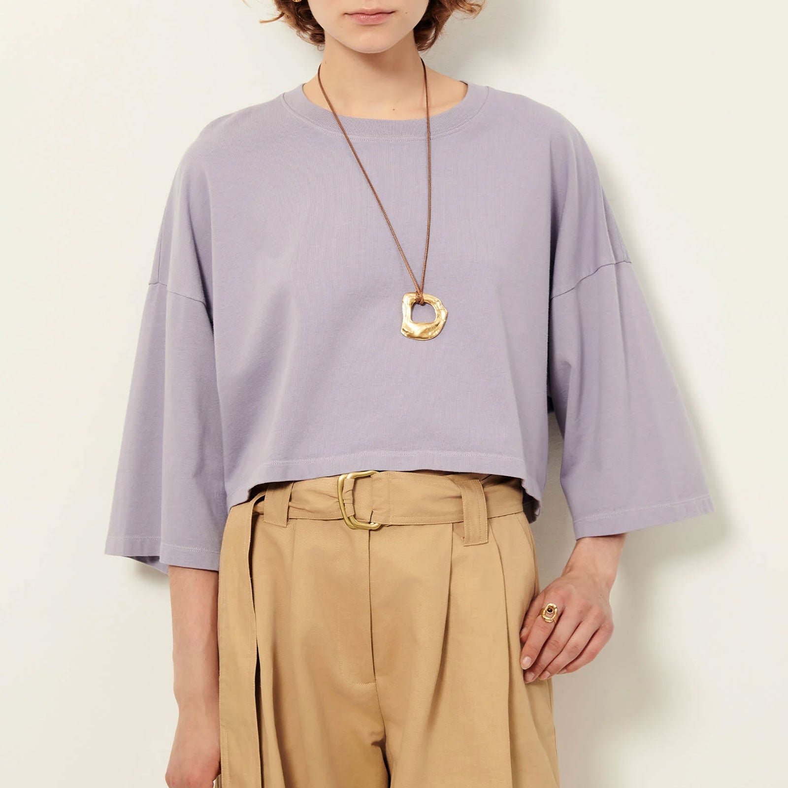 Epoteiro Oversize Tee Shirt lila stone Sessùn