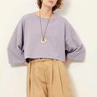 Epoteiro Oversize Tee Shirt lila stone Sessùn
