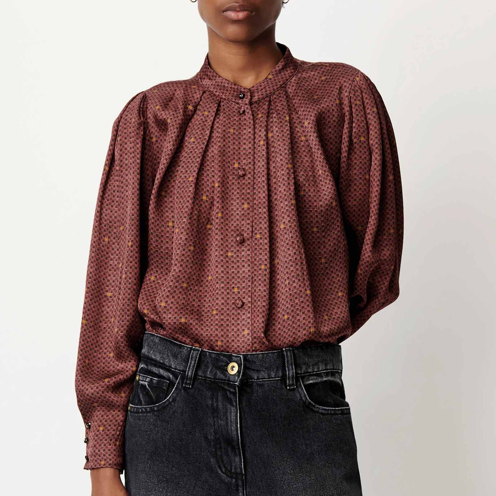 Esperanzo Blouse ambrune tiemood