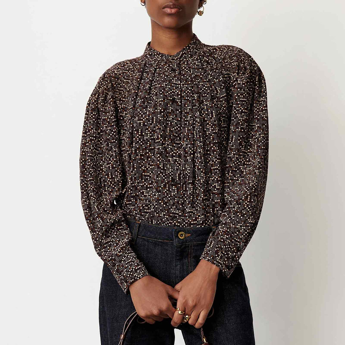 Esperanzo Blouse coffea pianoroll