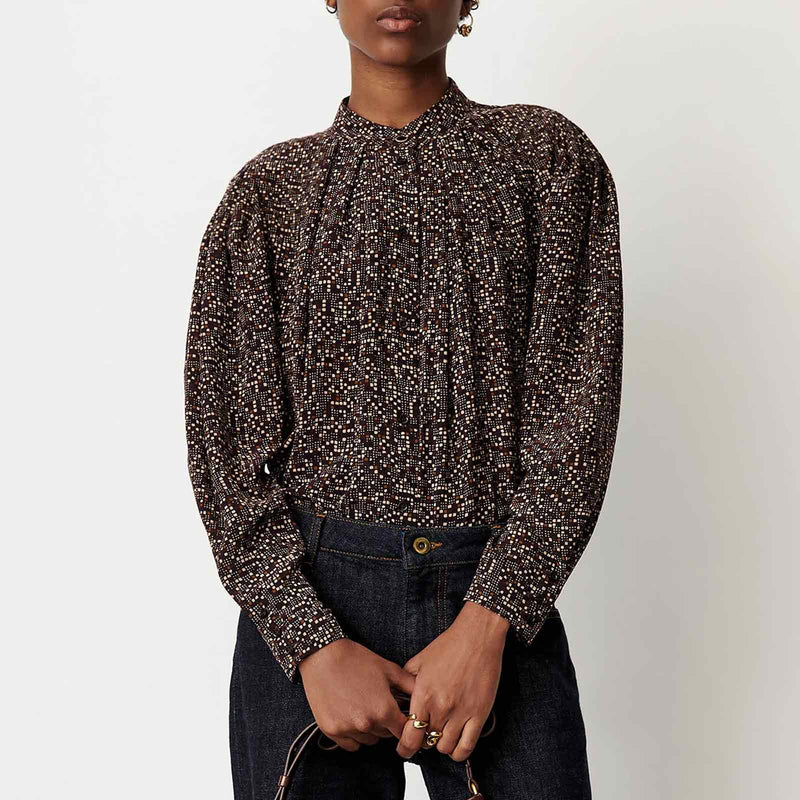 Esperanzo Blouse coffea pianoroll