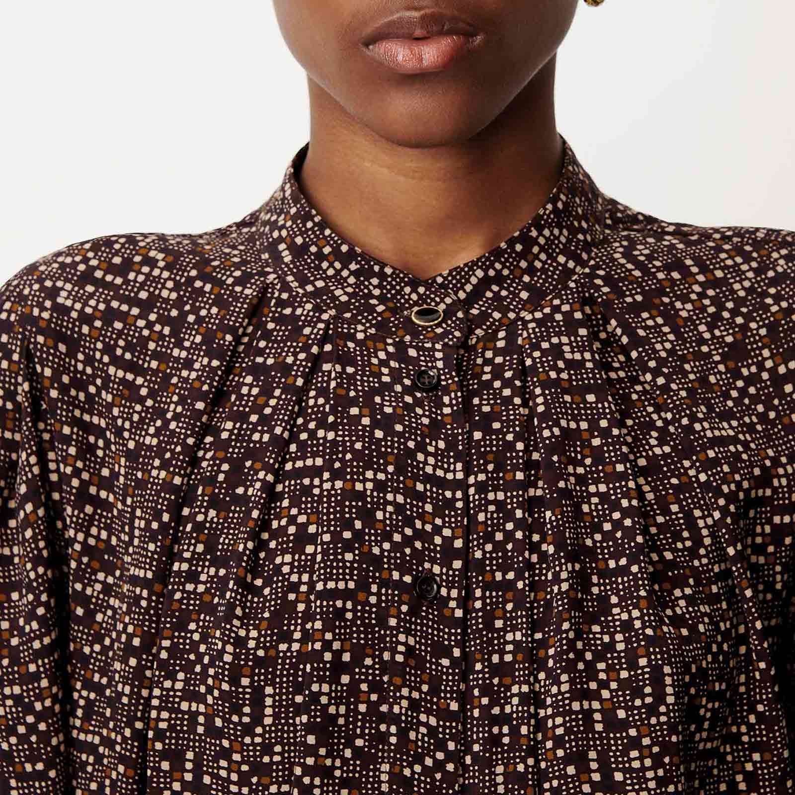 Esperanzo Blouse coffea pianoroll