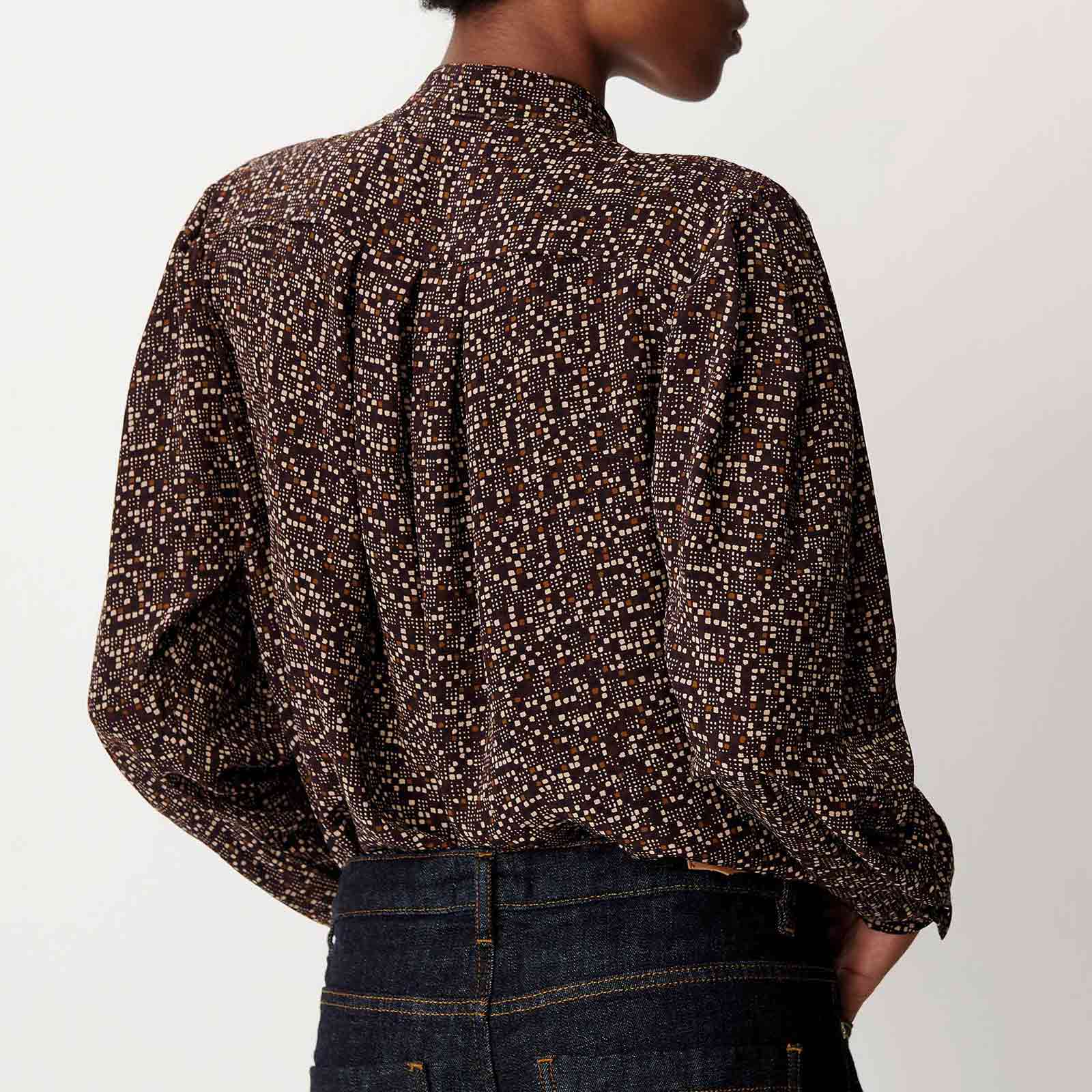 Esperanzo Blouse coffea pianoroll