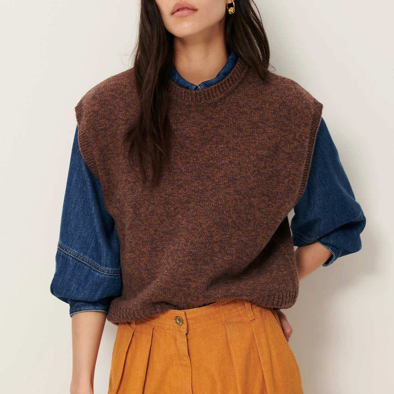 Fabinino Jumper agate brown Sessùn