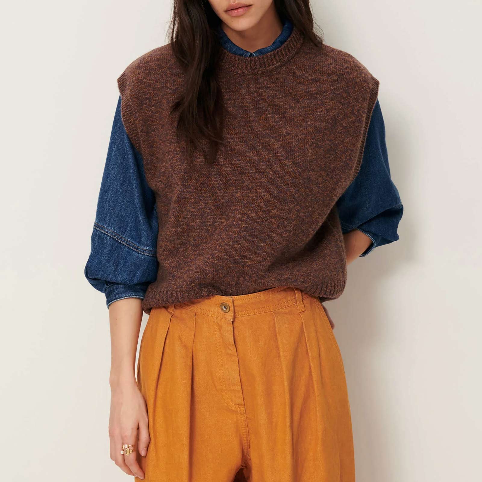 Fabinino Jumper agate brown Sessùn