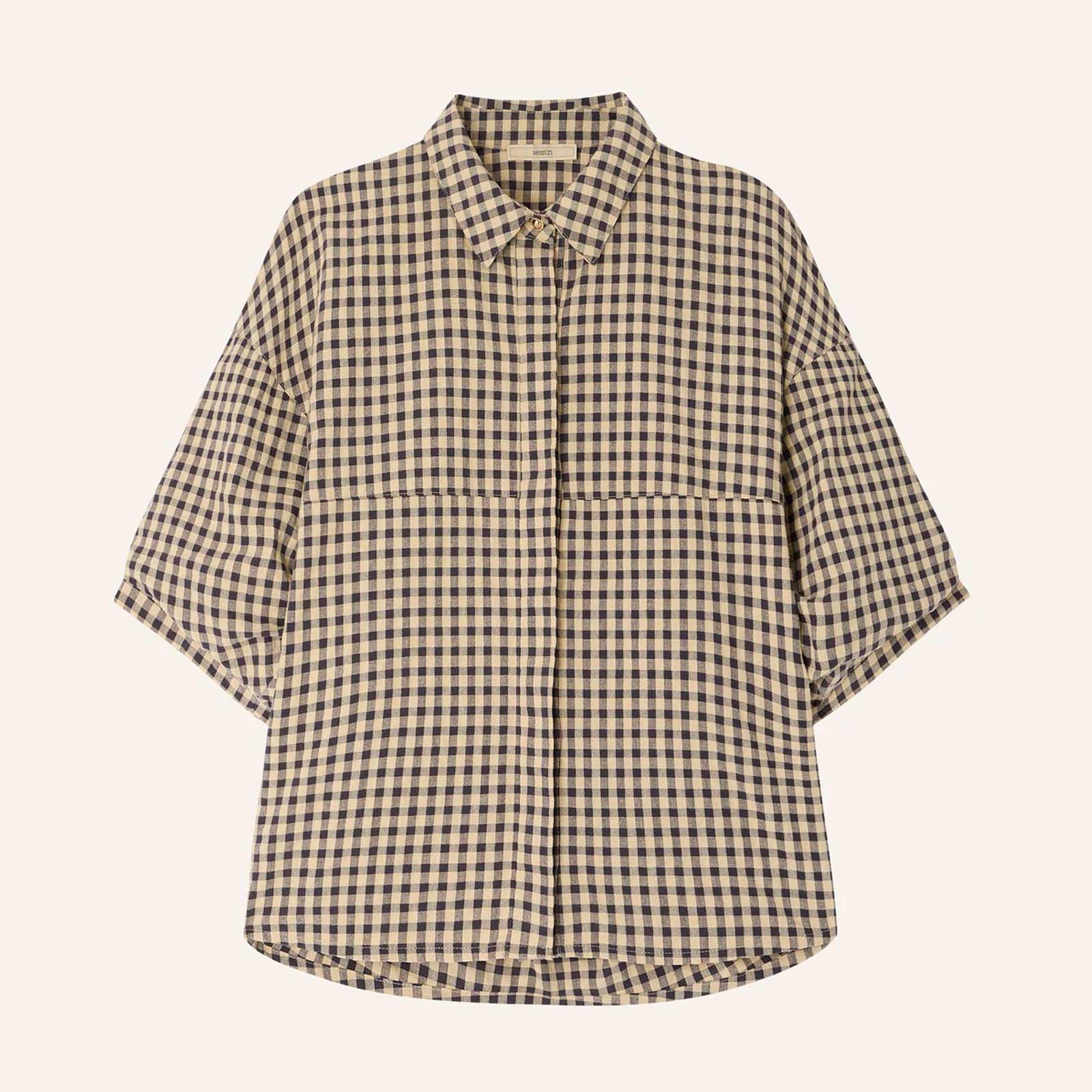 Florentina Blouse sandblack Sessùn