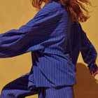 Fontania Blouse office blue Sessùn