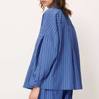Fontania Blouse office blue Sessùn