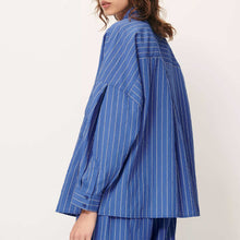 Fontania Blouse office blue Sessùn