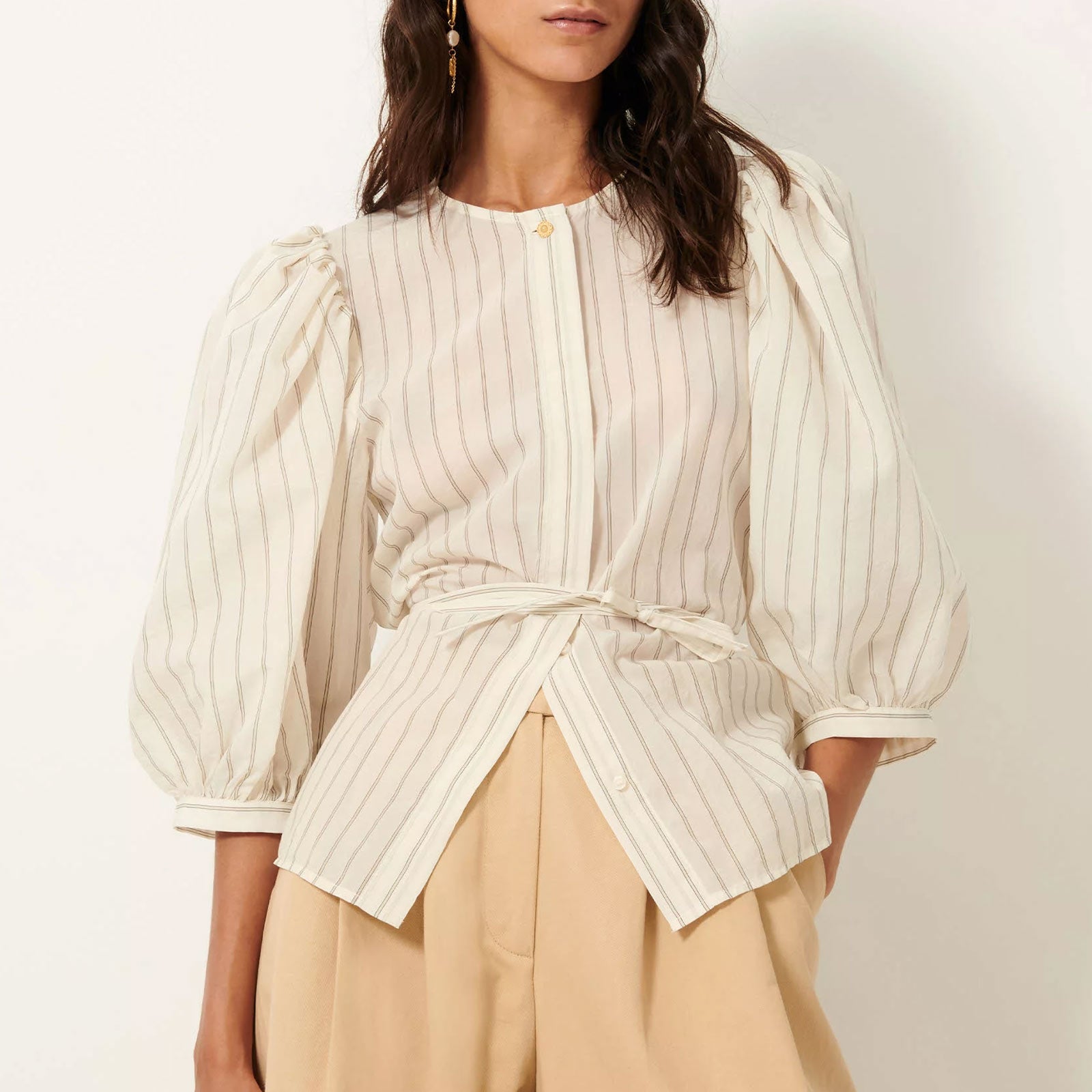 Georgia Blouse sandcream