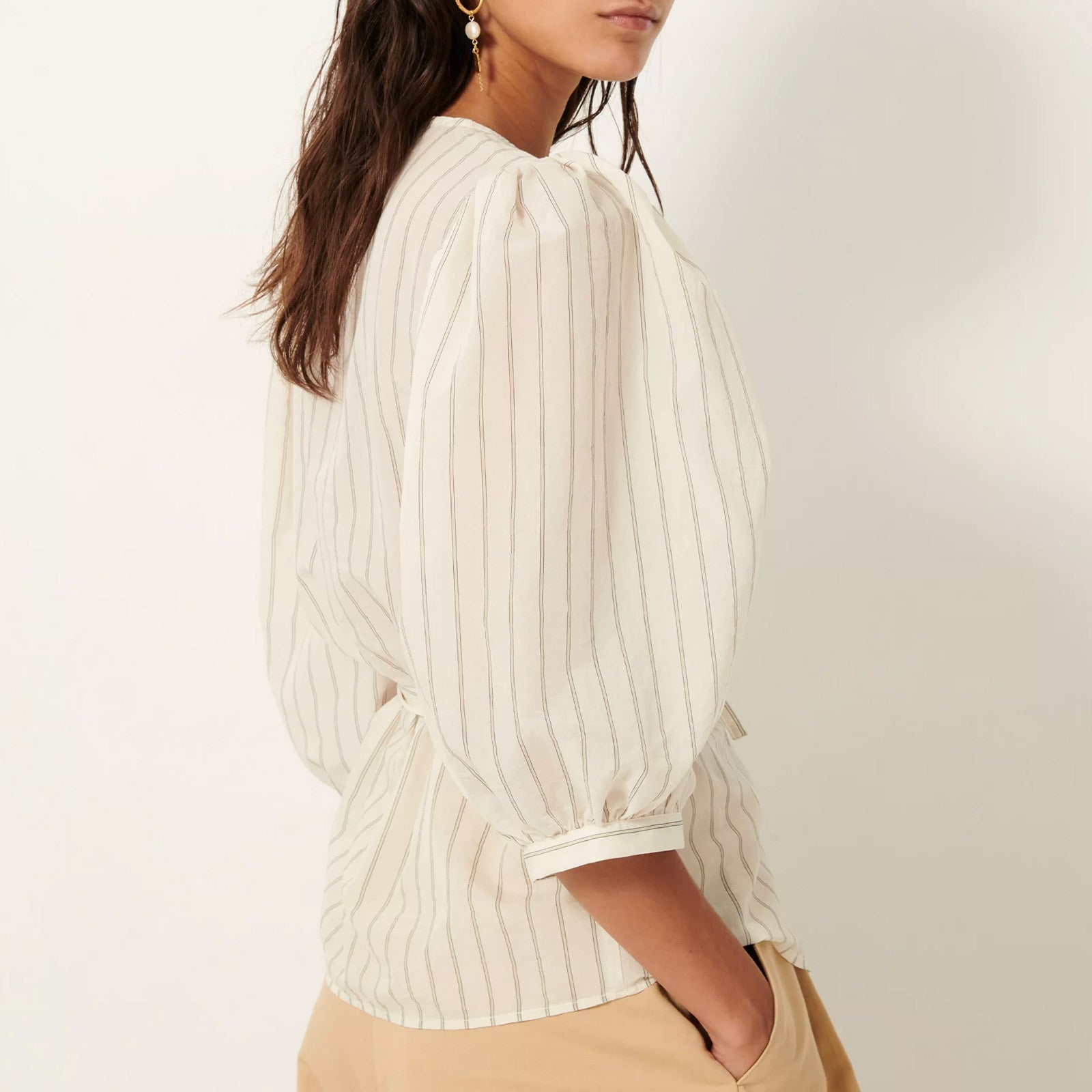 Georgia Blouse sandcream