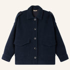 Harrison Short Coat night shadow Sessùn