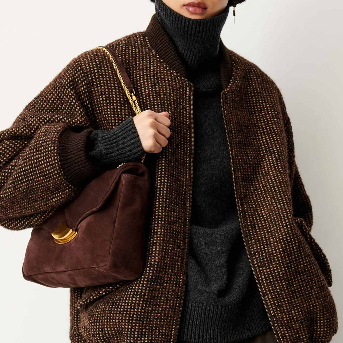 Heavelyn Short Coat tweedy