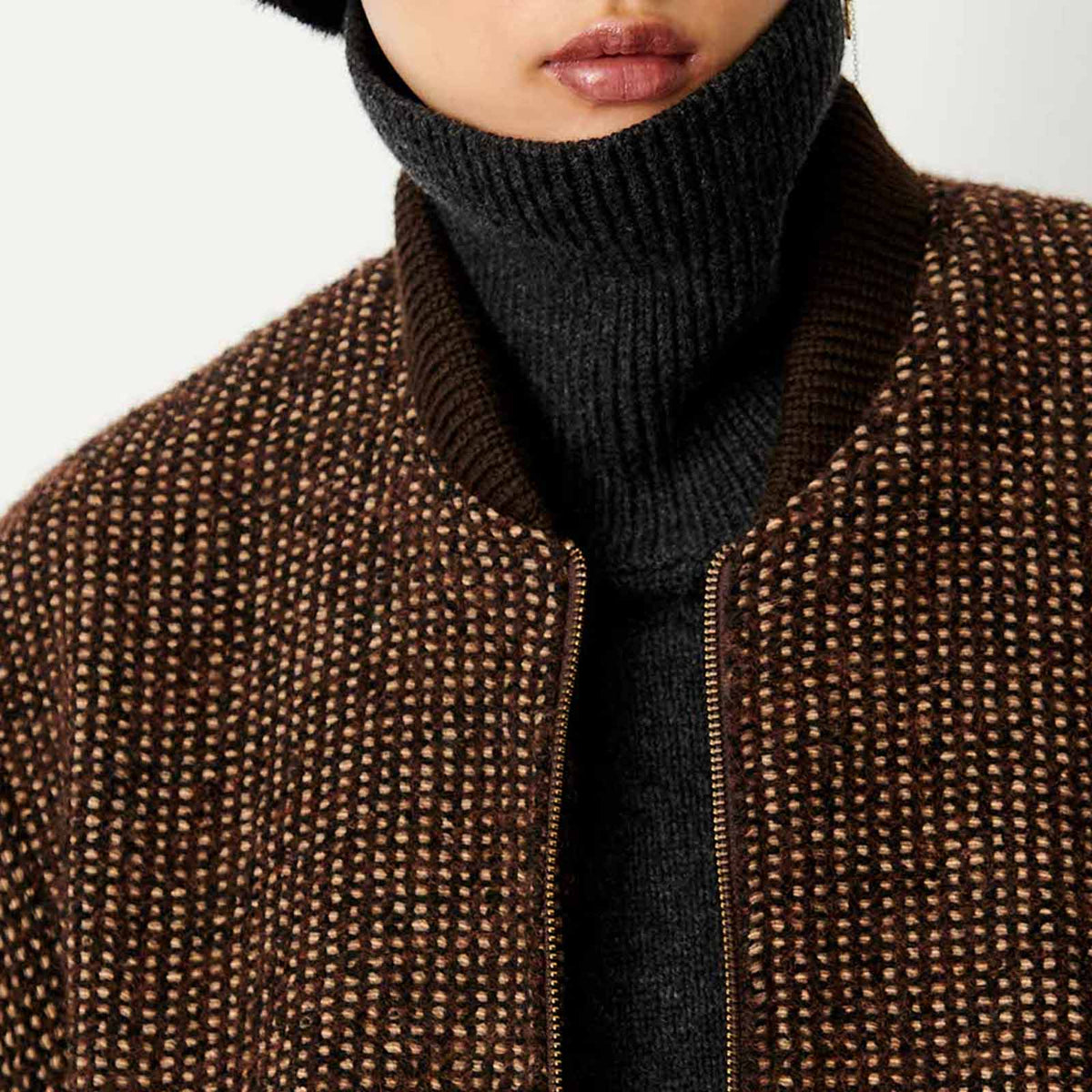 Heavelyn Short Coat tweedy