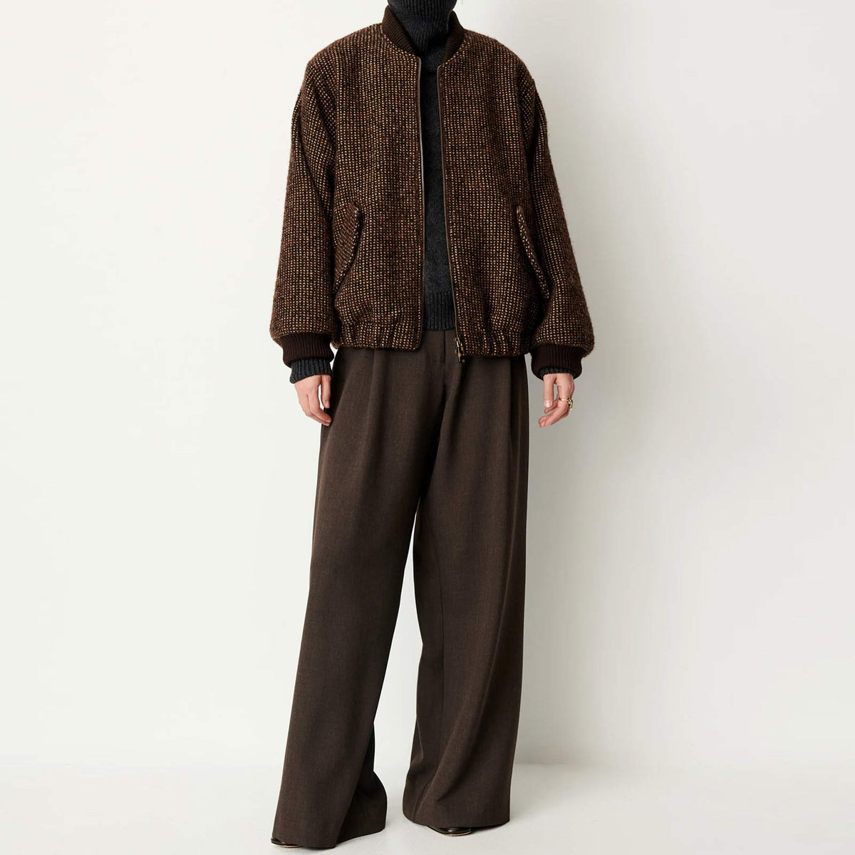 Heavelyn Short Coat tweedy