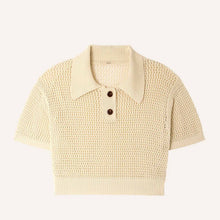 Horizonte SS Polo Jumper sand Sessùn