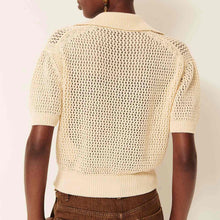 Horizonte SS Polo Jumper sand Sessùn