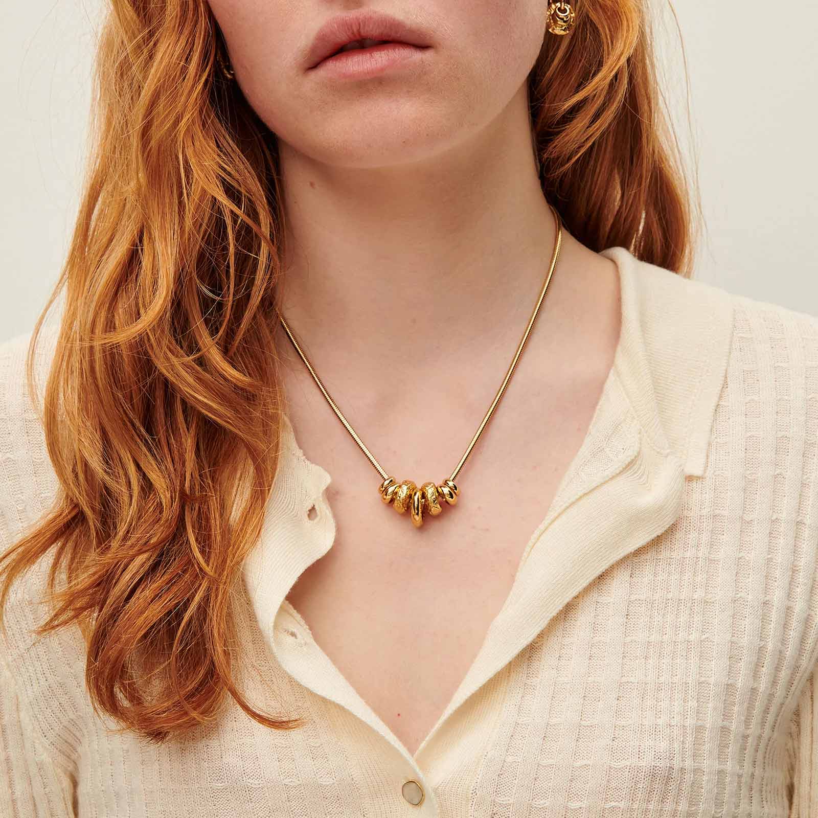 Jaya Necklace doré Sessùn