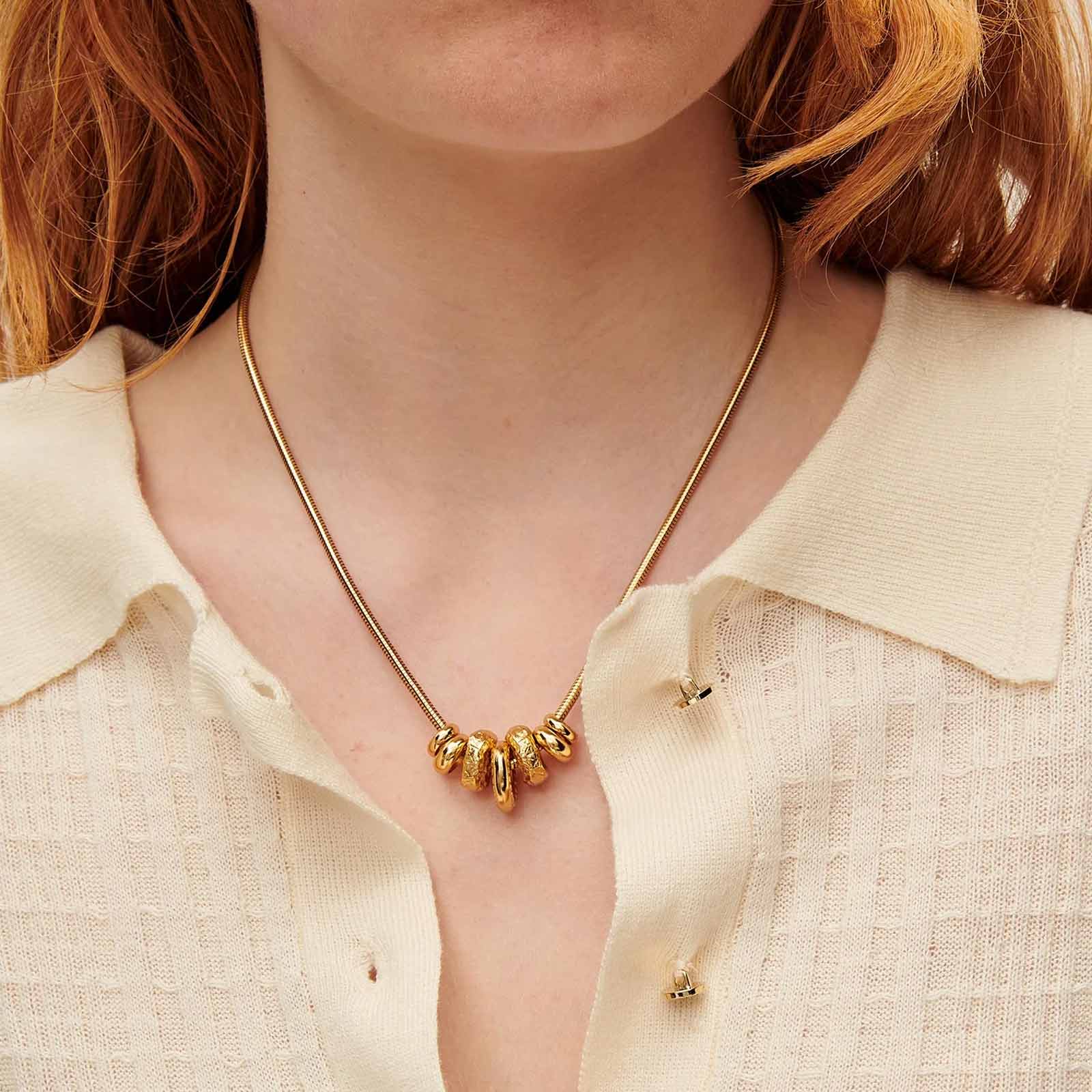 Jaya Necklace doré Sessùn