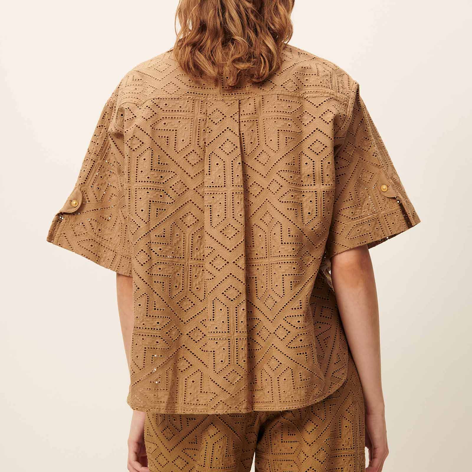 Kaia Embroidered Shirt pampa Sessùn